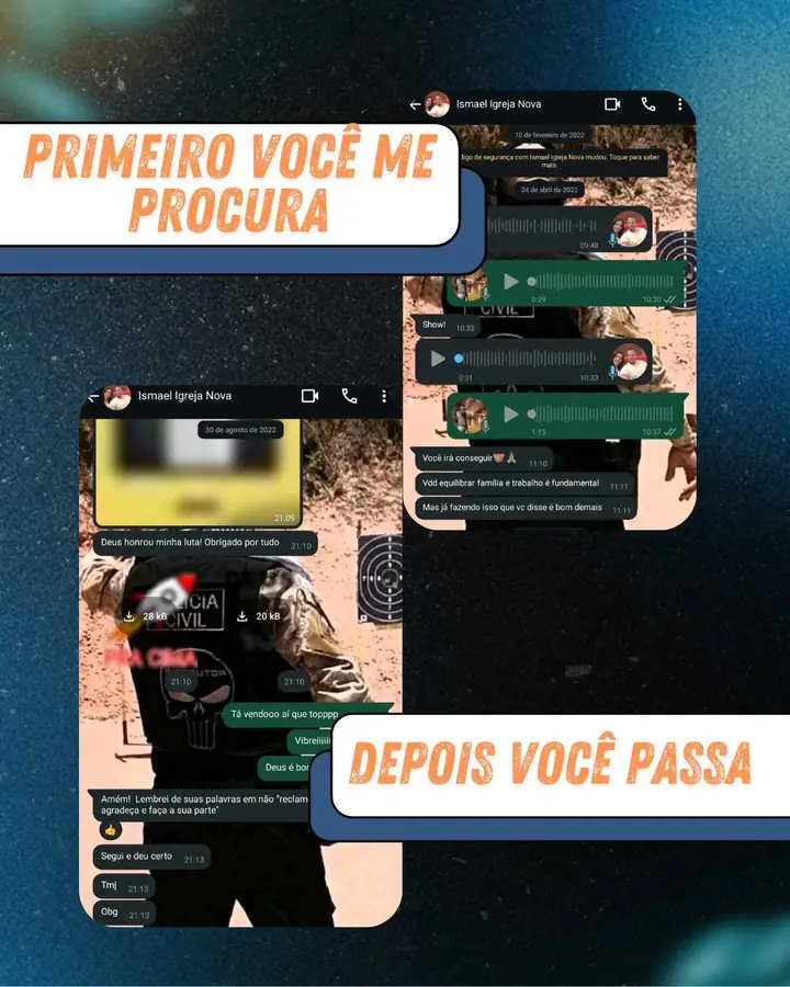 Conversa com o aluno Ismael